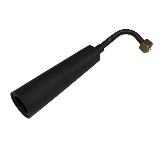 Swivel horn for fire extinguisher