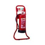 Single Tubular Fire Extinguisher Stand – Red