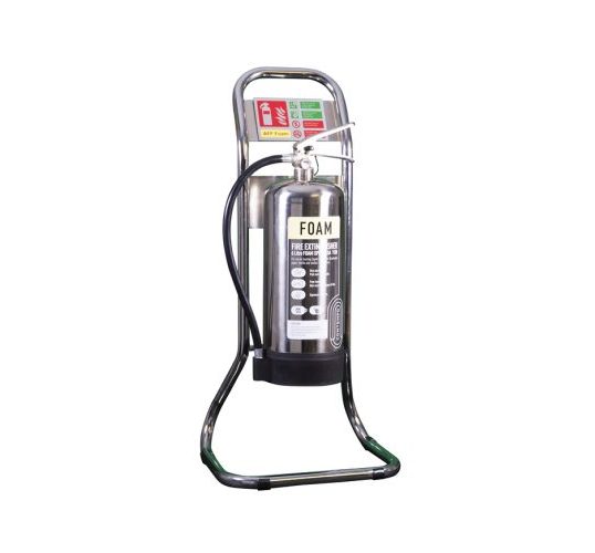 Chrome singular tube stand