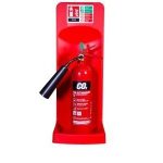 Single Fire Extinguisher Stand – RED
