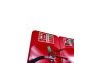 Commander double fire extinguisher stand in red