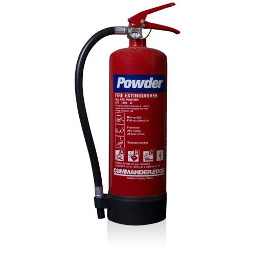 CommanderEDGE powder fire extinguisher ABC powder 4kg