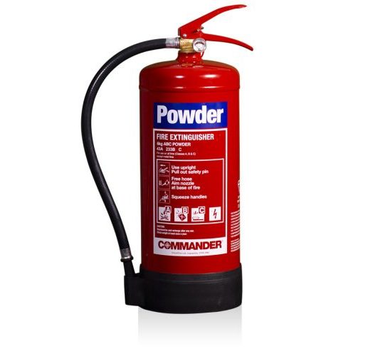 Commander fire extinguisher ABC powder 6kg