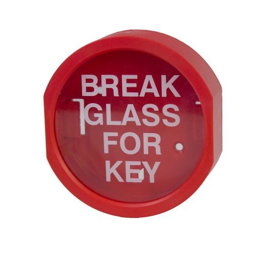 Break glass for key box