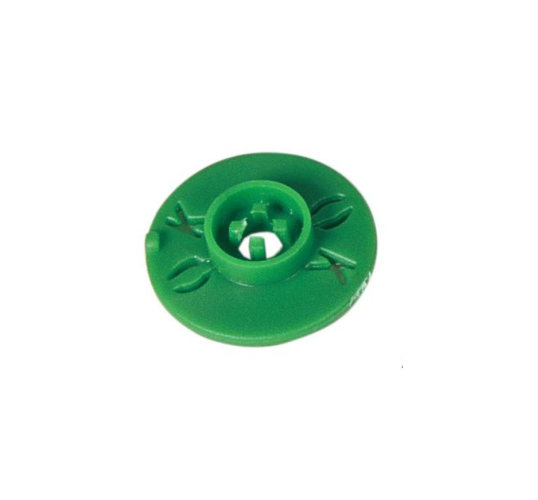 Chubb-type indicator disc only in green, packs of 100
