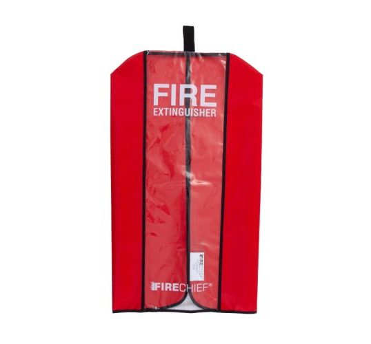 Firechief PVC fire extinguisher cover for 9kg or 9lt extinguishers