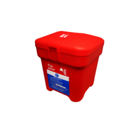 TX5 extinguisher box with fitted alarm