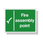 Fire Assembly Point Sign 400mm x 300mm