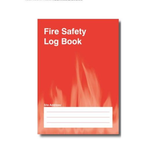 Fire safety log book A5